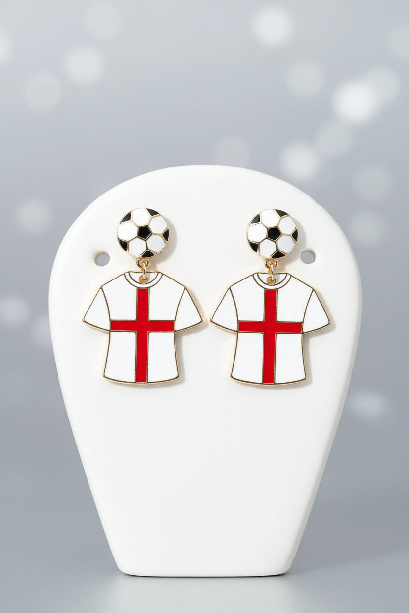 Fifa Jersey Drop Earrings