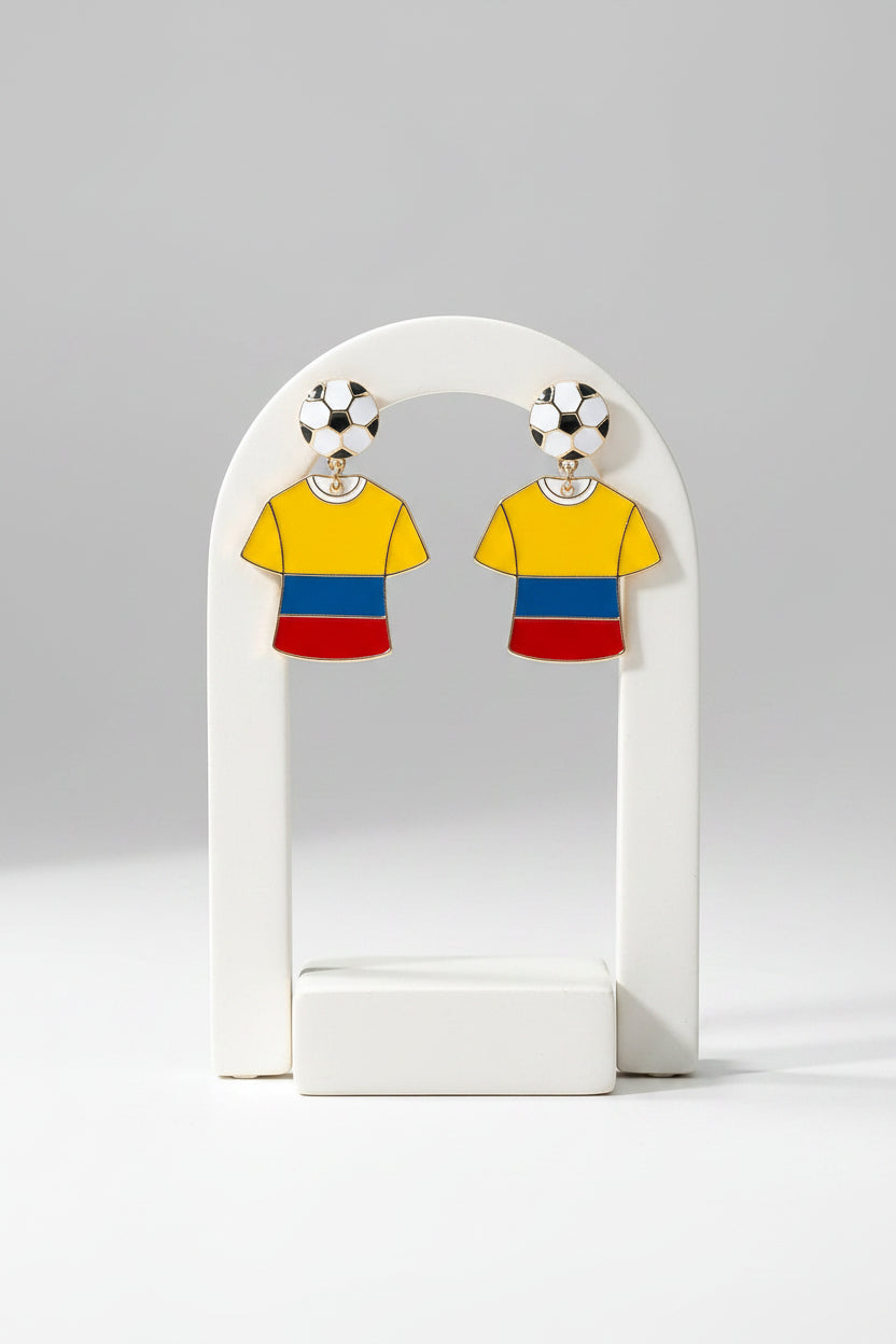 Fifa Jersey Drop Earrings