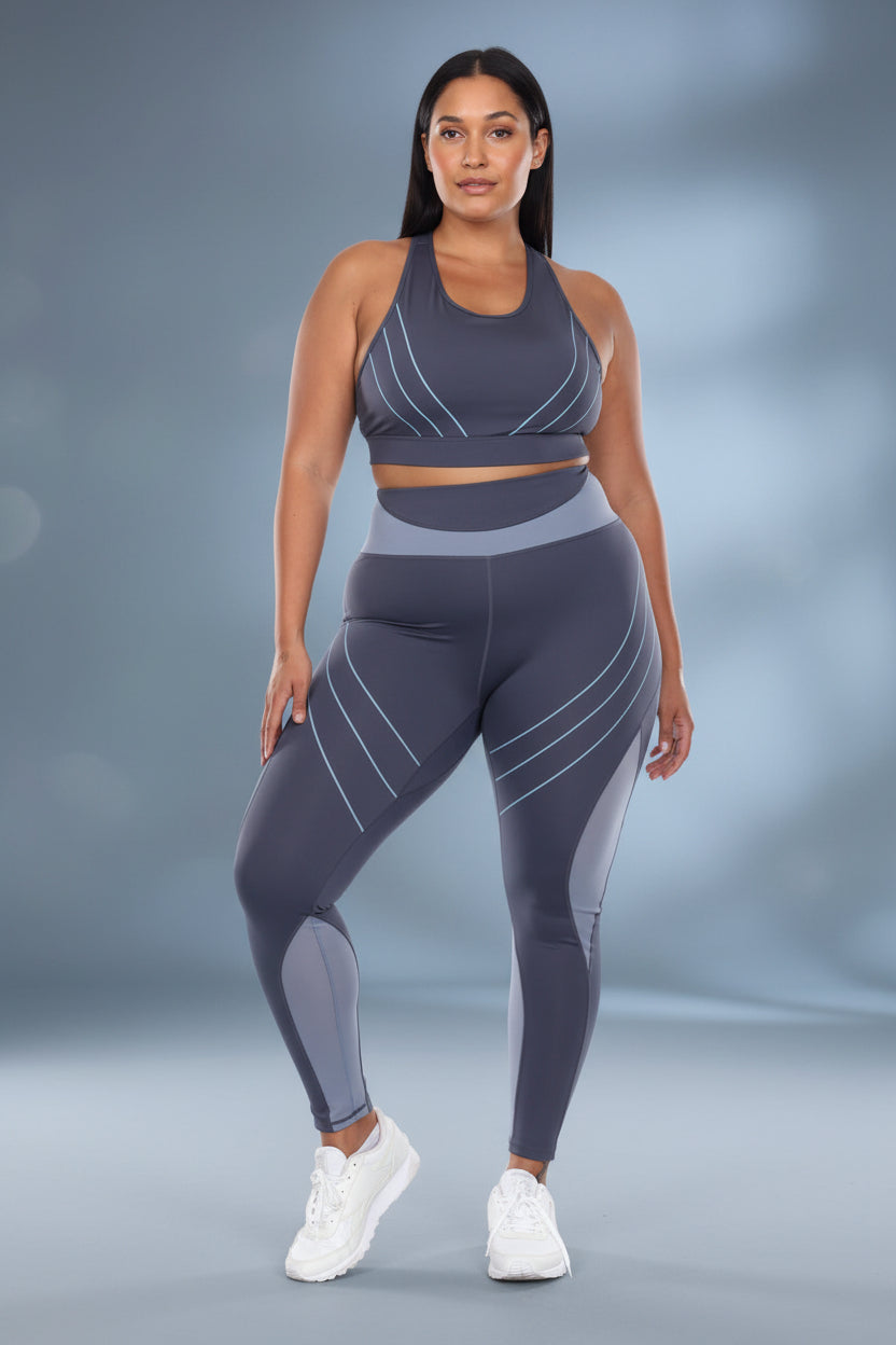 Mesh Sports Bra & Leggings Set