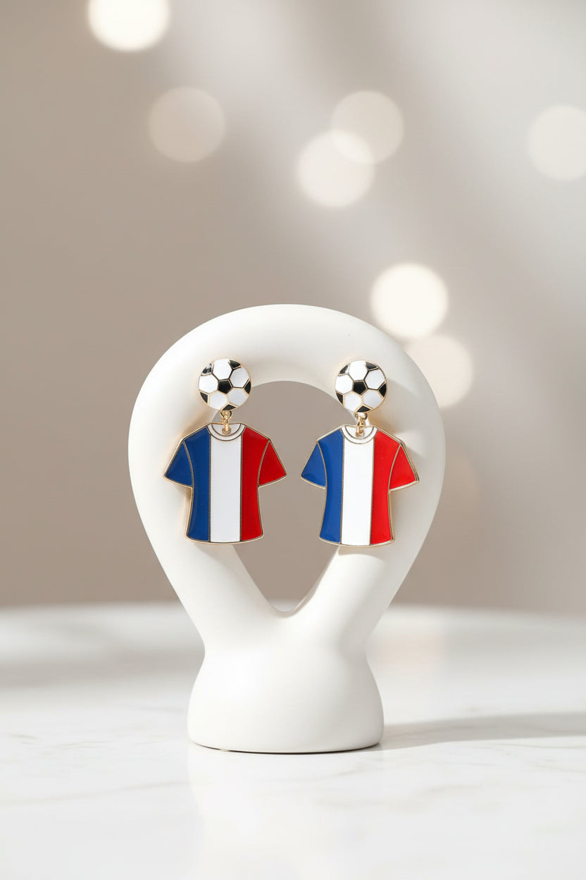 Fifa Jersey Drop Earrings