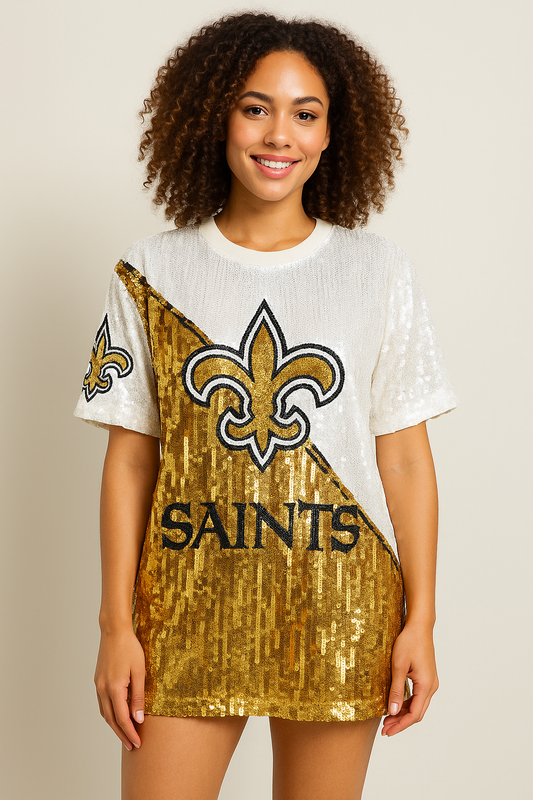 Saints Sequin Dress