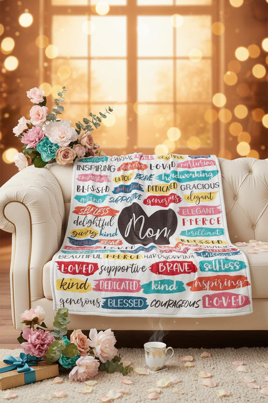 Mom Heart Blanket