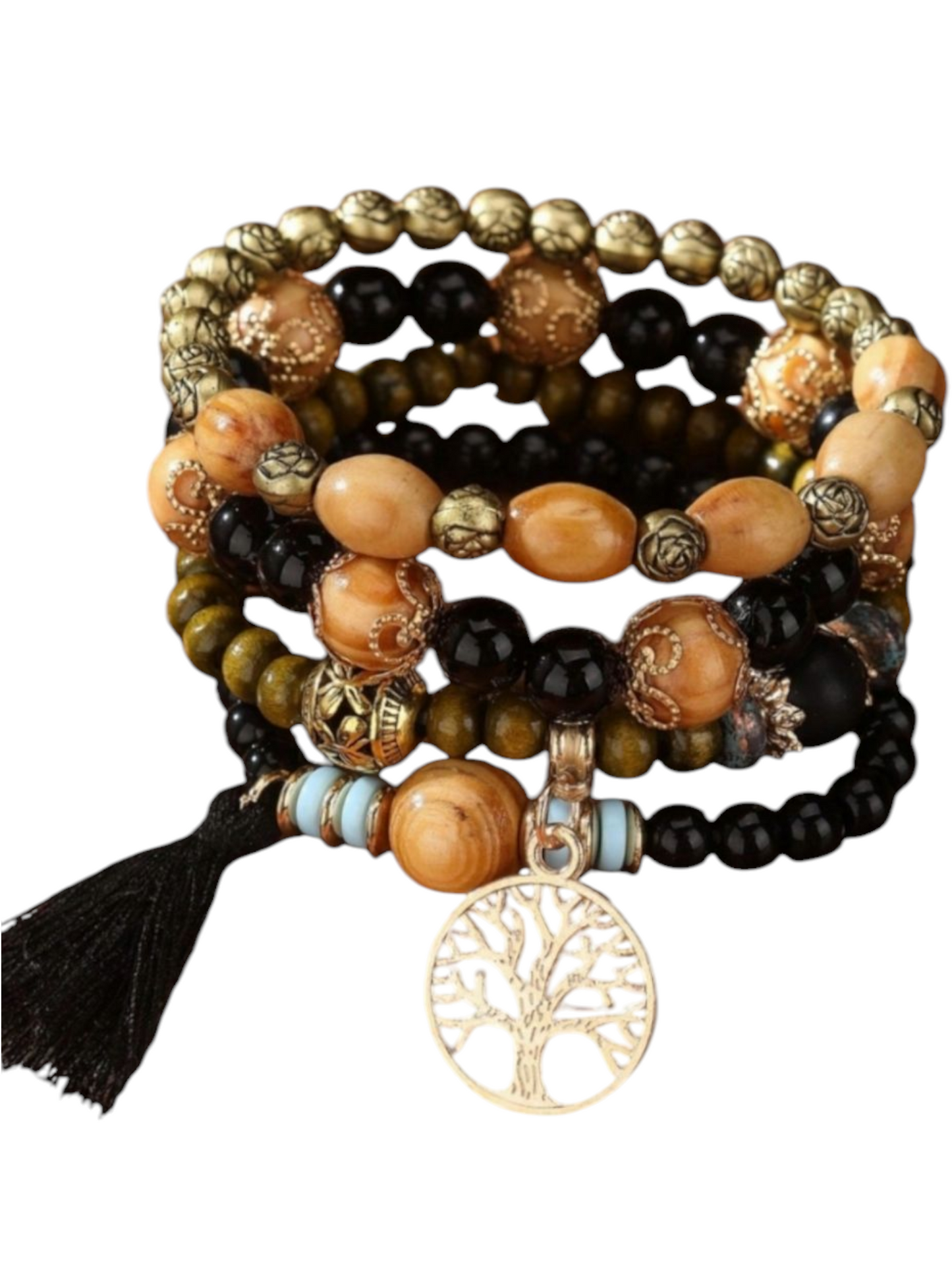 4 Pieces Bohemian Bracelet Set