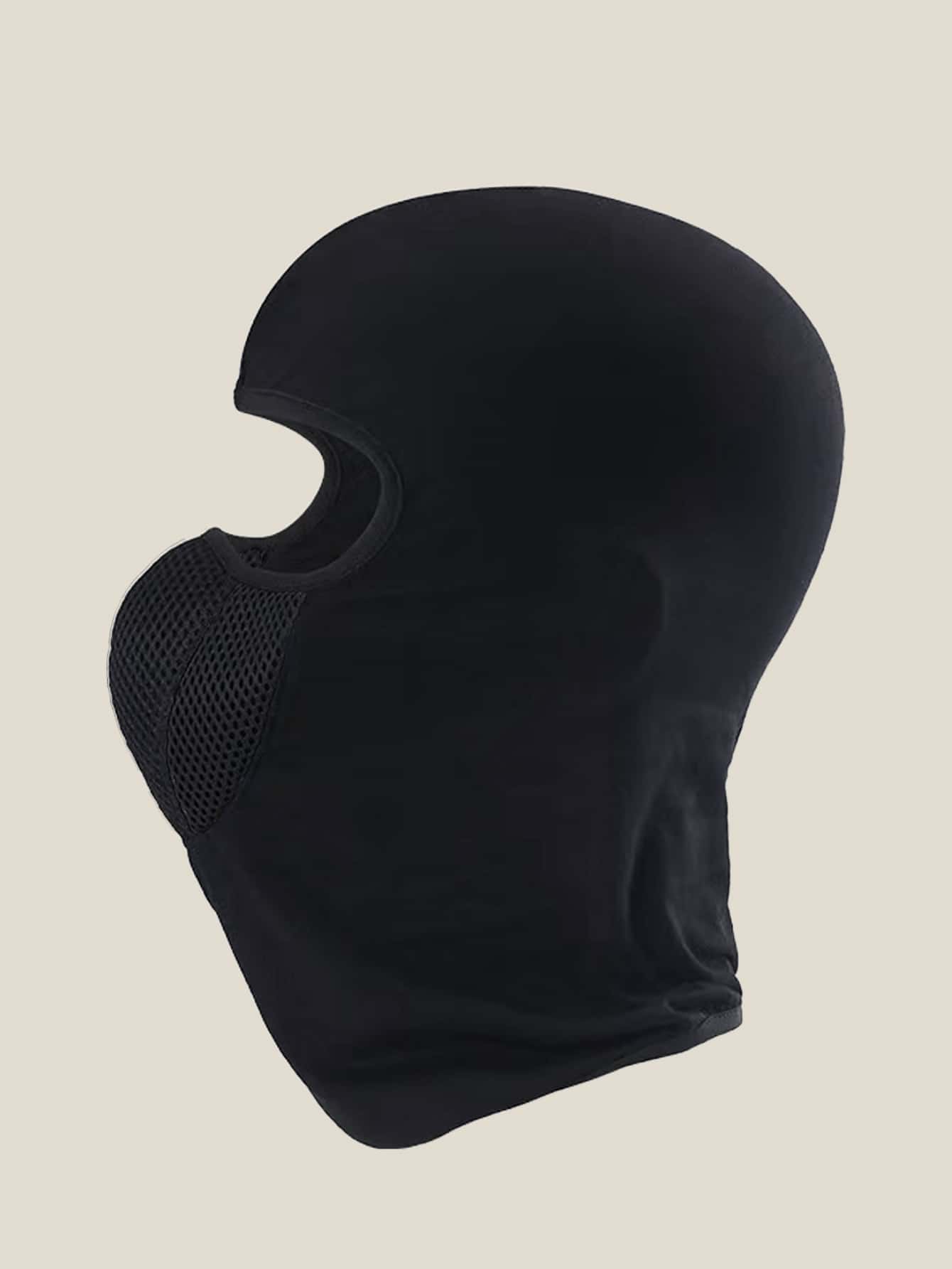 Men Solid Hat Neck Gaiter