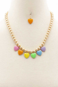 Heart Bead Necklace